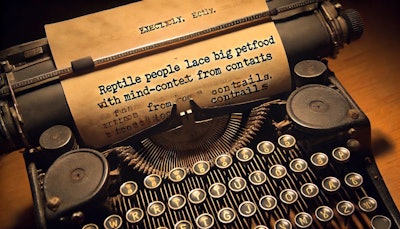 Dall·e 2024 08 29 09 53 09 A Close Up Image Of A Sheet Of Paper In An Old Typewriter The Paper Is Slightly Yellowed With Age And Shows Signs Of Wear The Typewriter Keys Are Vi