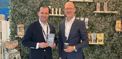 Trainee dog snacks with FeedKind fermented protein ingredients were introduced at Interzoo 2024 by Dr. Clauder's and Calysta in May.