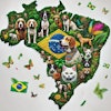 Dall·e 2024 09 20 14 18 09 A Detailed Map Of Brazil Made From A Mosaic Of Images Of Cats The Mosaic Should Be Vibrant And Colorful, Evoking The Spirit Of Carnivale, With Elemen