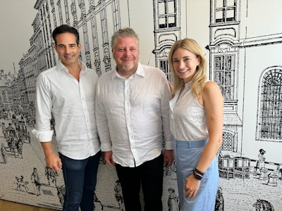From left to right: Stefan Miklauz, Pavel Bouška and Katharina Miklauz.