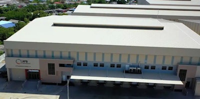 AFB Thailand is the company's first regional headquarters and manufacturing facility in the Asia Pacific region.