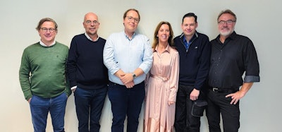 (left to right) The newly consolidated management team includes Bob Smitz, Peter Moyaert, Thomas Van Nielandt, Els Laroy, Philippe Henderick and Holger Passia.