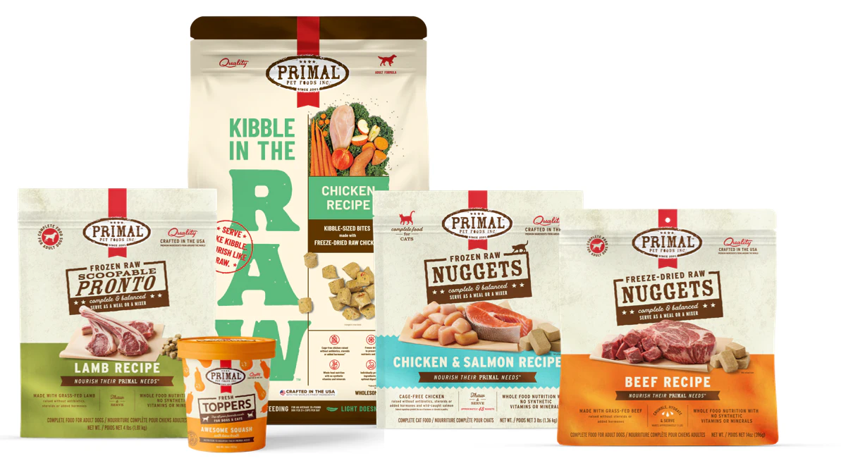 Primal Pet Foods unveils new packaging to simplify product selection Primal Pet Foods unveils new packaging to simplify product selection
