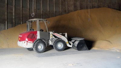 Drive Over Grain Aeration System