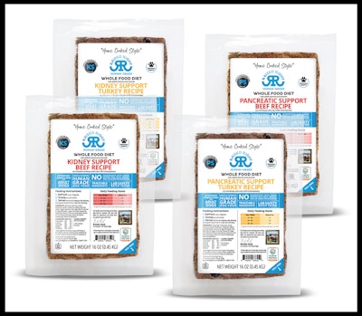 Raised Right Veterinary Support Recipes Product Line