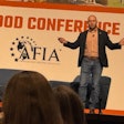 Austin Therrell, executive director of the Association of American Feed Control Officials, updates Pet Food Conference attendees on the new ingredient approval pathway from AAFCO-KSU.