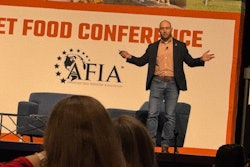 Austin Therrell, executive director of the Association of American Feed Control Officials, updates Pet Food Conference attendees on the new ingredient approval pathway from AAFCO-KSU.