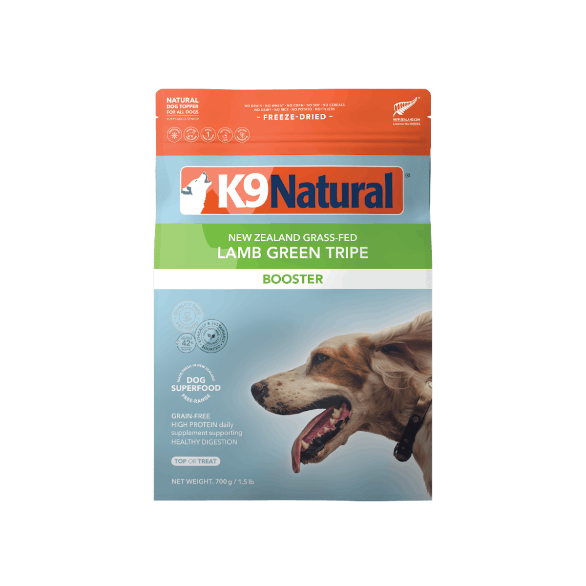 K9 Natural Lamb Green Tripe Booster From: K9 Natural | PetfoodIndustry