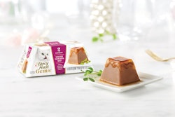 Fancy Feast Gems offers a layered mousse with cascading gravy featuring beef, chicken, tuna or salmon flavors.