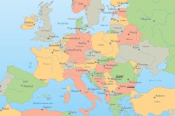 Flavijus Dreamstime com Europe Labeled Map Close Up Marked