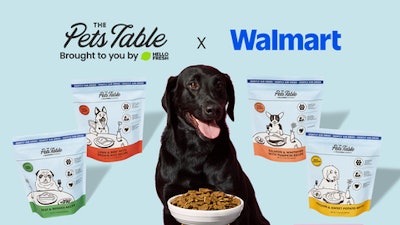 The Pets Table’s air-dried recipes will now be available both in-store across 201 U.S. locations and on Walmart.com.