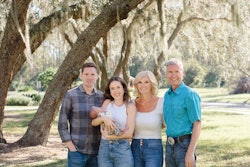 Raised Right is truly a family affair dedicated to feeding pets the best food possible. Pictured: Braeden Ruud (co-Founder/CEO), Camila and Ava Ruud (Braeden's wife and daughter), Mary Ann Ruud (co-founder/chief nutrition officer) and Larry Ruud (co-founder /CFO)