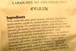 Andrea Gantz Cat Food Label Ingredients