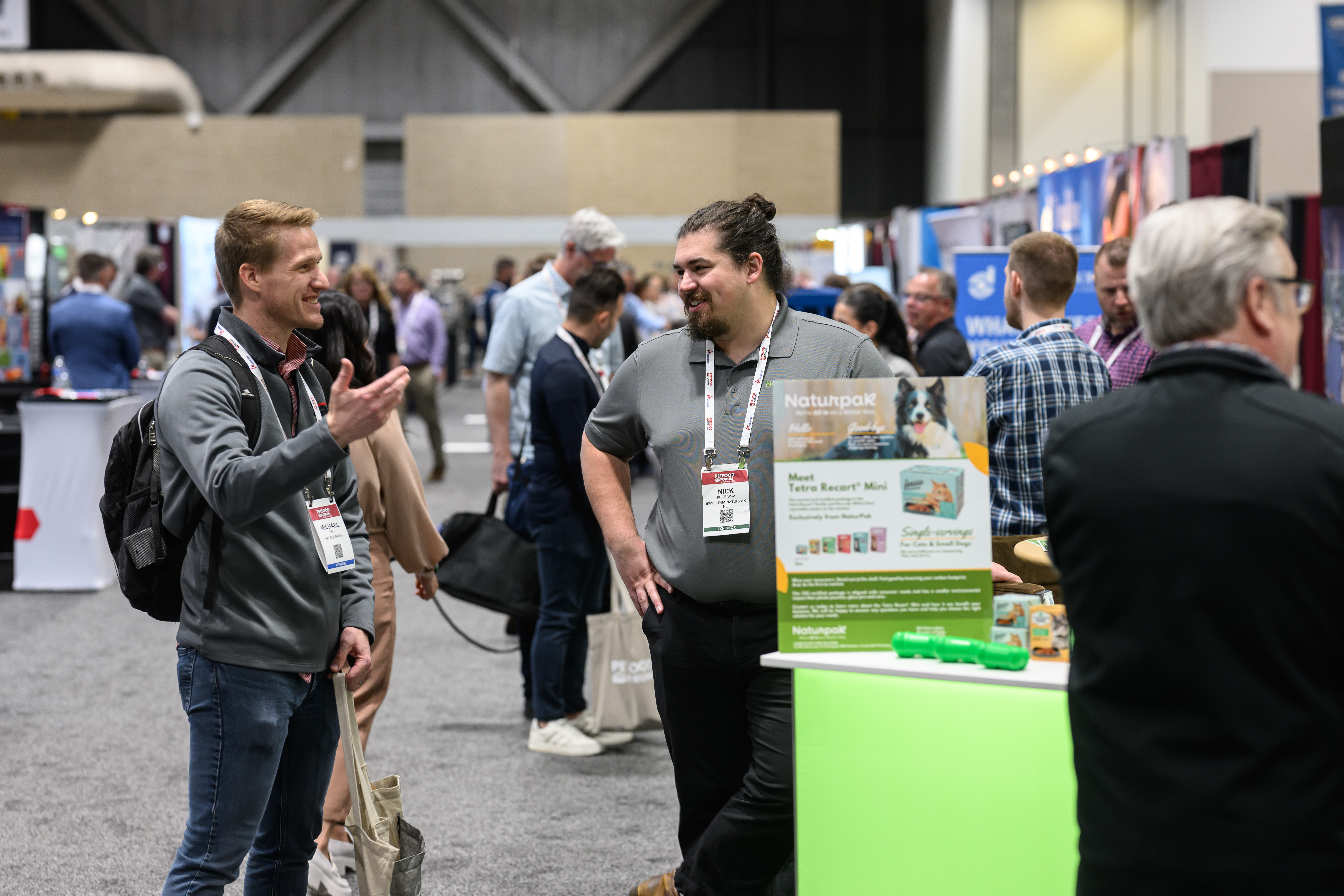 Petfood Forum's exhibit hall features pet food ingredients, packaging, processing equipment, safety, quality and sanitation solutions, services and software, and testing equipment for the pet food space.
