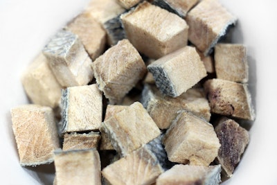 Marine ingredients now command the highest value in pet food formulations despite representing only 5% of total ingredient usage.