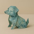 Origami Dog Made From A Brazilian Real