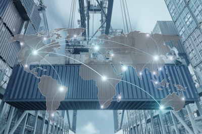 Prasit Rodphan Big Stock com Import Export Map Shipping