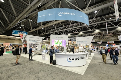 Coperion unified acquired brands Baker Perkins, Kemutec, K-Tron, Shick Esteve and Unifiller at Petfood Forum 2025.