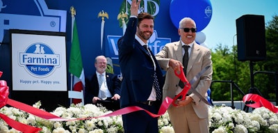 Loris Rinaldi, CEO Farmina Pet Foods North America and Angelo Russo, CEO Farmina Pet Foods.