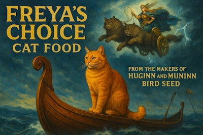Viking Cat Food Ad