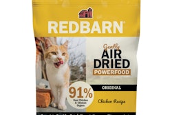 Redbarn’s cat Powerfood is made with 91% real chicken and chicken organs and is gently air dried.