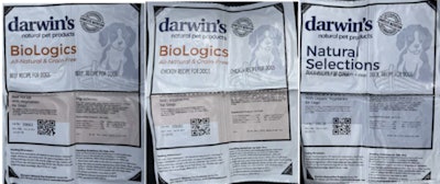 The FDA announced a sample of Darwin’s Natural Pet Products beef dog food made by Arrow Reliance, Inc. tested positive for Escherichia coli (E. coli) O157:H7 that is associated with a human illness.