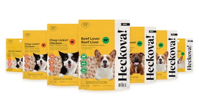 In addition to complete meals, Heckova! also offers single-ingredient treats and treat-topper-mixer options.
