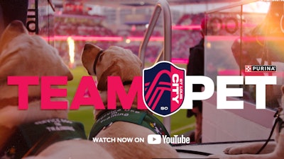 St. Louis CITY SC's team pet will join players during training and recovery while participating in matchday activities at Energizer Park.