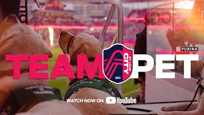 St. Louis CITY SC's team pet will join players during training and recovery while participating in matchday activities at Energizer Park.