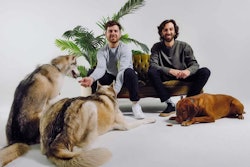 Formula Raw founders Dimitri Manousos with Kilo and Naya, and Nicholas Atsaidis with Stanley.