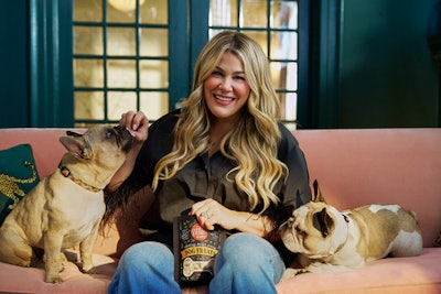 Vital Farms releases one-time only 'Cheesy Over Easy' breakfast-flavored dog treats in a new campaign starring comedian Heather McMahan and her dogs, Rigatoni and Macaroni.