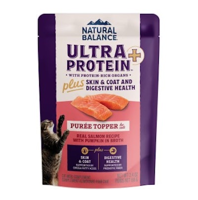 Natural Balance Ultra Protein Cat Wet Puree Salmon Pumpkin