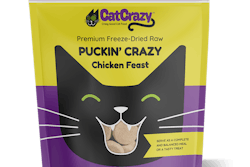 CatCrazy's debut product, CatCrazy Puckin’ Crazy Chicken Feast, is a freeze-dried raw catfood developed in direct response to the questions and concerns of the channels more than 226,000 subscribers.