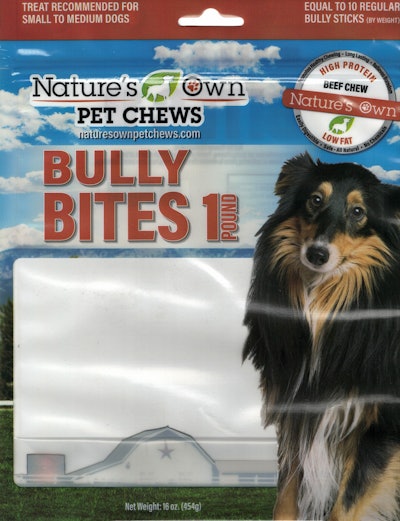 Natures Own Bully Bites Recall