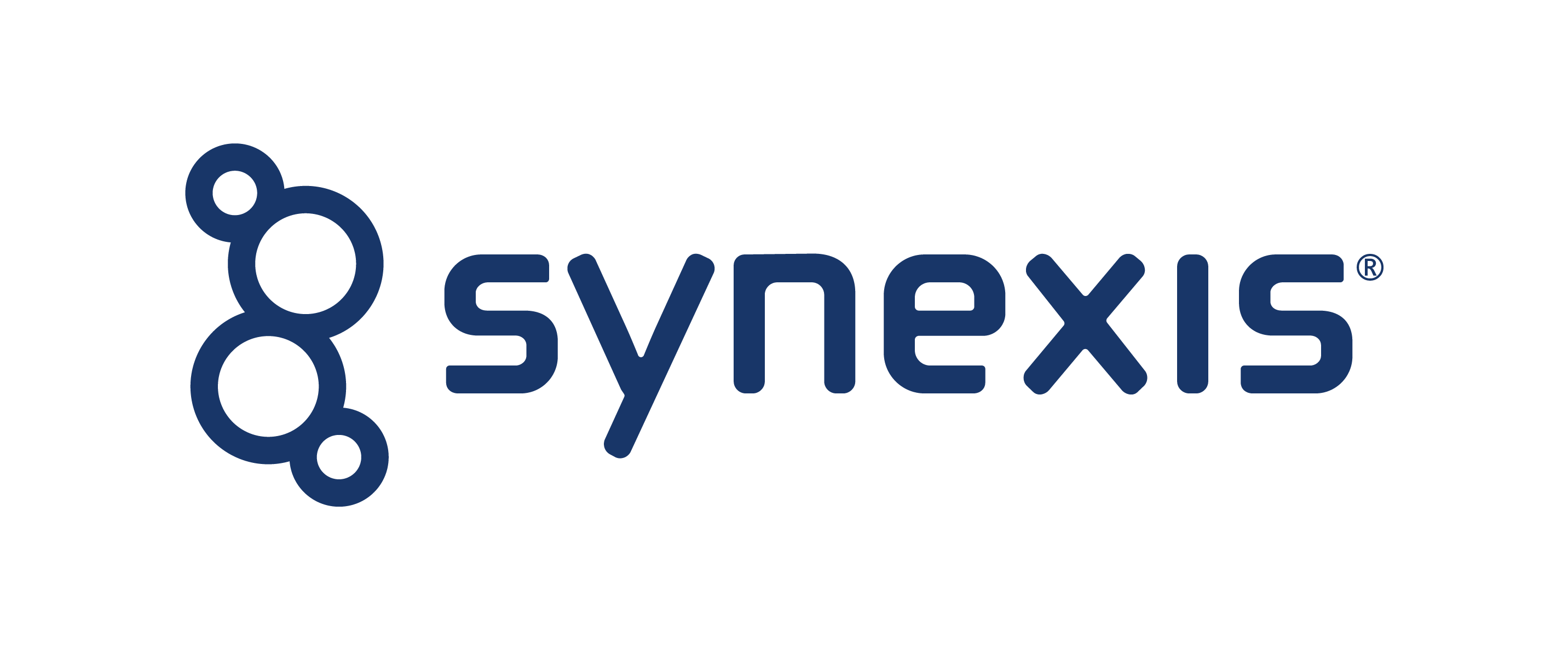 Synexis Logotype H Blue Transparent