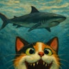 Cats Eats Shark