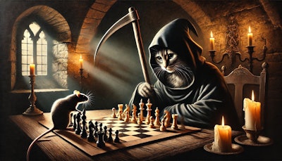 A deadly game of cat and mouse