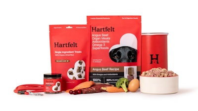 Kevin Hart’s Hartfelt dog food brand has three products in its initial launch.
