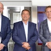 Derek Morin (GM, LEIBINGER Americas), Alvaro Ide (GM LATAM), and Jan van het Reve (COO of LEIBINGER) at LEIBINGER’s headquarters and manufacturing facility in Tuttlingen, Germany.