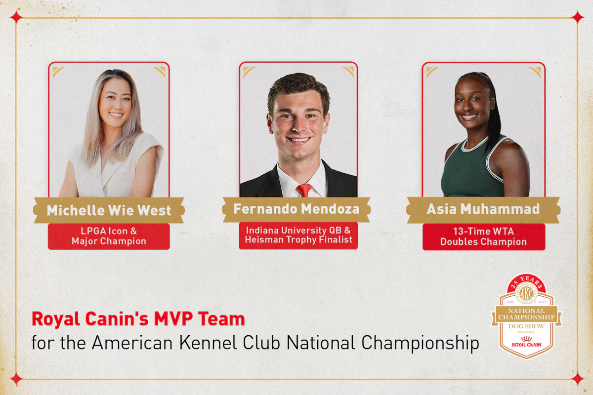 Royal Canin drafts MVP team for AKC dog show anniversary Royal Canin drafts MVP team for AKC dog show anniversary
