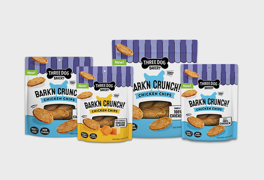 Three Dog Bakery Barkn Crunch Chicken Chips