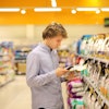Young Man Shopping Petfood Store