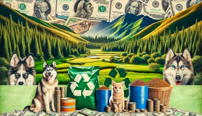 Dall&centerdot;e 2024 05 21 06 51 15 A Cyberpunk Cgi Image Of An Anthropomorphic Dog Sitting At A Bank Of Computer Screens In A Dystopian Future The Dog Is Wearing Futuristic Clothing An