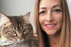 Elsa Zimmerer and her cat, Benny.