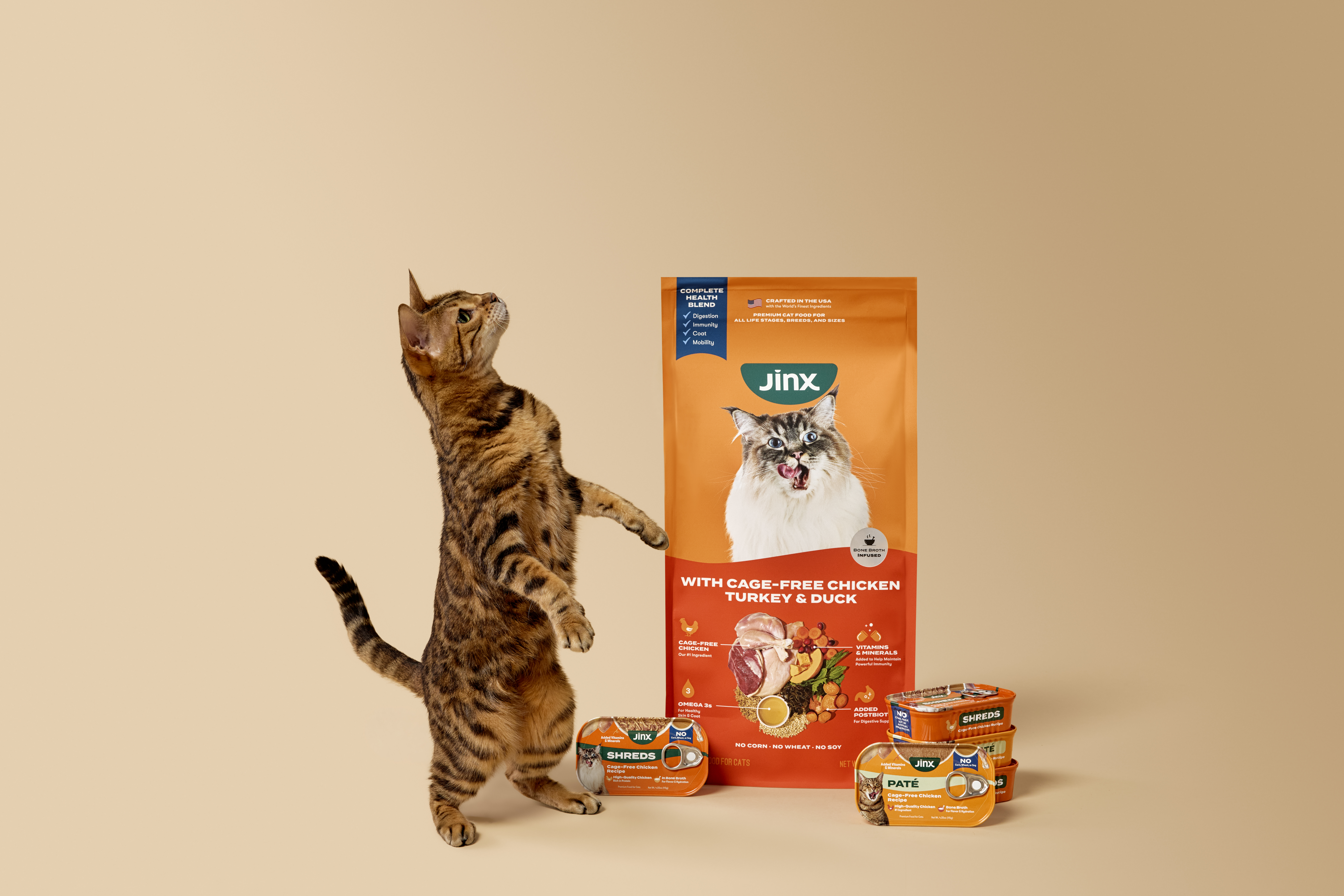 Jinx New Cat Food Lineup