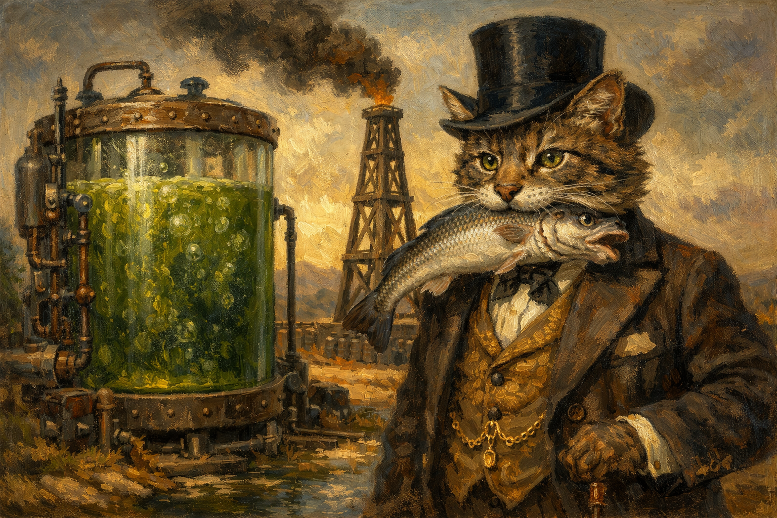 There&rsquo;s oil in them thar fish&hellip;and algae!