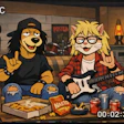 90s Animation Of A (vcr Recording Of A Cable Access Tv Show) Featuring A Dog And Cat