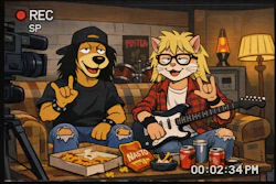 90s Animation Of A (vcr Recording Of A Cable Access Tv Show) Featuring A Dog And Cat