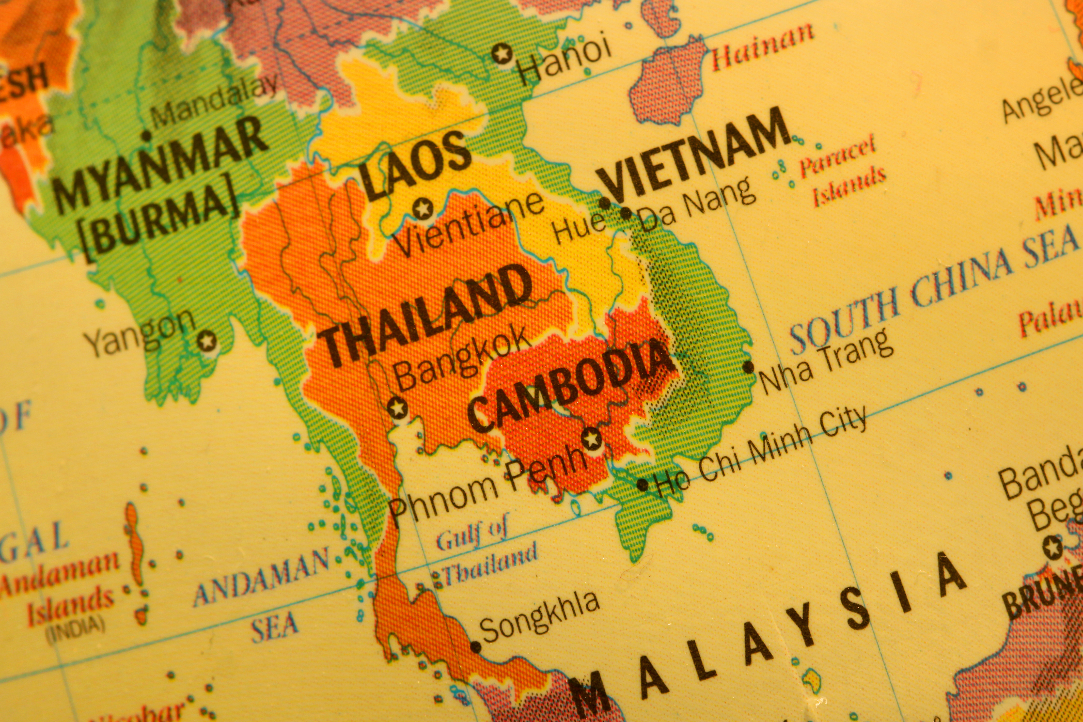 Malaysia Vietnam Map