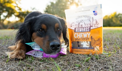 Midwestern Pet Foods' Wholesomes Rewards biscuits now include a Sensitive Skin & Stomach variety featuring salmon, lamb, pumpkin, sweet potato and oatmeal.